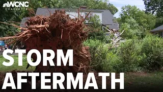 Storm clean up efforts underway