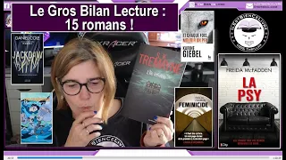 Le Gros Bilan Lecture : 15 romans !