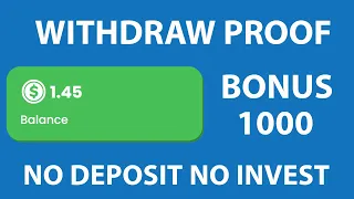 +$1 USD Free withdraw no deposit + Proof signup and get free bonus earnbot