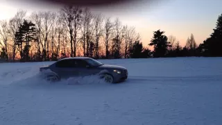 BMW 530 XD E60 snow test