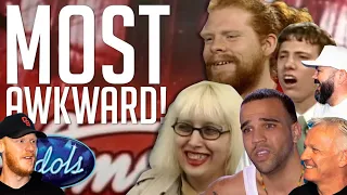 MOST AWKWARD & WORST Auditions On American Idol REACTION!! | OFFICE BLOKES REACT!!