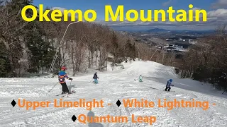 Ski Okemo Mountain - Upper Limelight - White Lightning - Quantum Leap - March 2023