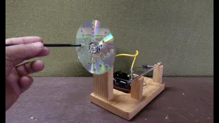 Simple siren disc  demonstration //. Homemade Science with Bruce Yeany