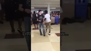 When you challenge the quiet kid to a dance battle
