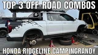 CampingRandy's Top 3 Off-Road Packages for your Honda Ridgeline Passport Pilot Camping Adventures!