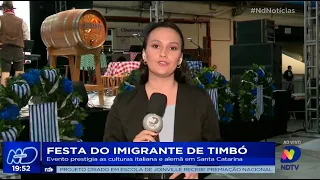 Festa do Imigrante de Timbó: evento prestigia as culturas italiana e alemã em Santa Catarina