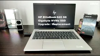 HP EliteBook 845 G8 + Gigabyte SSD Replacement / Upgrade