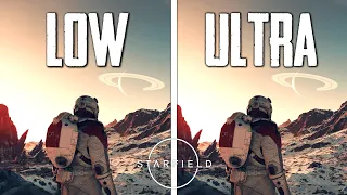 STARFIELD Low vs. Max (Graphics Comparison)