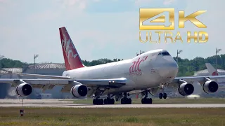 (4K) Boeing 747-412F Aerotrans Cargo ER-BBJ arrival at Munich Airport MUC EDDM