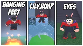 How to make BANGING FEET, LILYJUMP and EYES POTIONS in WACKY WIZARDS! [ROBLOX]