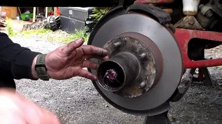 OBS Ford - 4x4 F150 Bronco - FRONT BRAKE PAD and ROTOR Replacement- Complete STEP by STEP!