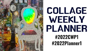Collage Week 1 Hobonichi Planner Challenge #2022planner1 #2022CWP1