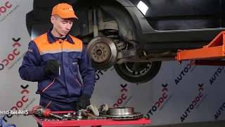 How to change rear brake discs and rear brake pads on BMW X3 E83  TUTORIAL | AUTODOC