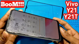 Vivo Y21 Broken Touch Glass Replacement