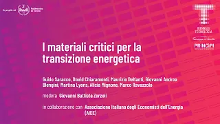 I materiali critici per la transizione energetica | Delfanti, Blengini, Lyons,, ... (voiceover ita)