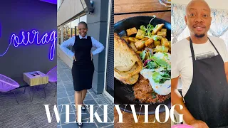 VLOG|Office day|Prayer Meeting|New Hairstyle and Nails|Mothers day Breakfast date with Husbae & more