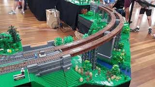 Brickvention train layout Melbourne 2020