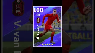 How To Train 100 Rated V. VAN DIJK In eFootball 2024 Mobile #efootball #shorts #pesmobile