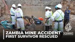 First survivor pulled out of Zambia landslide as rescue mission continues