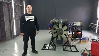 Запуск двигателя Скания V8 DC16