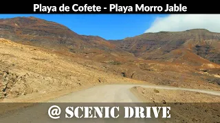 Road from  Playa de Cofete to  Playa Morro Jable - A Relaxing Drive in Fuerteventura S01E02