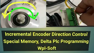 Incremental Encoder Direction Control Special Memory, Delta Plc Programming Wpl-Soft