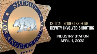 Critical Incident Briefing - Industry Station, 04/01/22