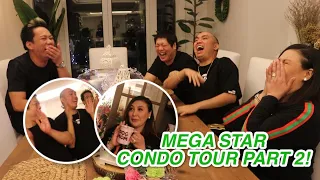 PART 2 NG MEGA CONDO TOUR WITH MS. SHARON CUNETA (LAPTRIP AT MGA ARAL SA BUHAY) | BEKS BATTALION