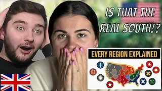 Brits React to Every Cultural Region Of The United States Explained