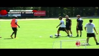 Milanello Allenamento 21-08-2013 Part 2