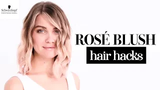 BlondMe Rosé Blush Balayage Hair Color Tutorial | Hair Hacks | Schwarzkopf USA