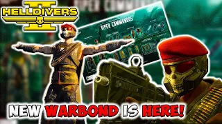 *FIRST LOOK* Viper Commandos Warbond in Helldivers 2