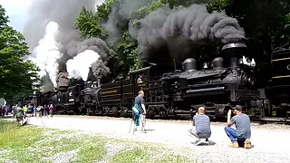 Cass Scenic Railroad Parade of Steam 2023 Grand Finale