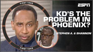 Stephen A. Smith thinks Kevin Durant IS A PROBLEM with the Phoenix Suns ☀️ | First Take