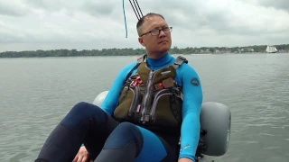 2017 Hobie Mirage Tandem Island Kayak: Sailing on York River