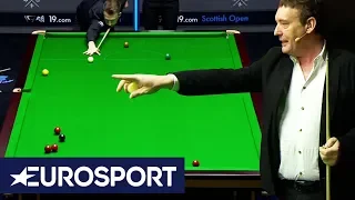 Shots Recreated: Can Jimmy White Recreate Trump’s "Mind - Blowing” Shot? | Scottish Open | Eurosport