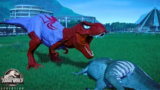 Fearless Face-Off: Acrocanthosaurus vs Trex - The Flash vs Spidey