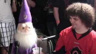 Willy the Wizard (as voiced by Darnell) crashes the Blizzcon Party