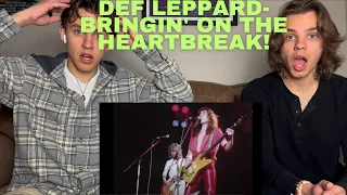 Twins React To Def Leppard- Bringin' On The Heartbreak!!!