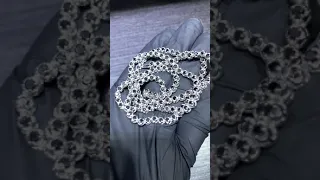 TraxNYC Review: White Gold Black Diamond Chain #65638