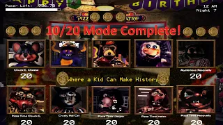 Five Nights at Chuck E Cheese's: Revived - I beat 10/20 Mode! (WaKCMH Challenge)