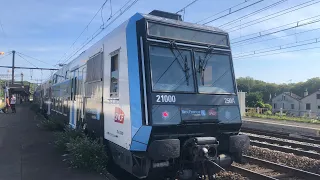 RER C SNCF - Arrivée d’une UM de Z20900 IDFM à Athis Mons