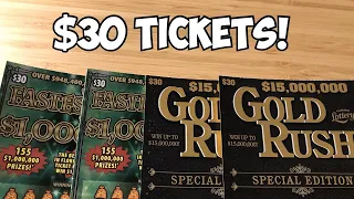 Big Boy Battle! | 2 x $30 Gold Rush & 2 x Fastest Road to a Million tickets