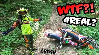 Dirt Bikers Crash - Motocross Forest Ride #226