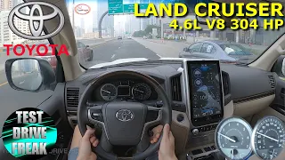 2021 Toyota Land Cruiser GXR 4.6L V8 304 HP DUBAI CITY DRIVE POV