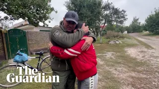 Ukrainian mother and son reunite after six months of Russian occupation: 'I've been waiting'