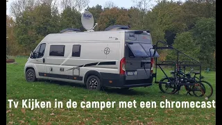 Tv kijken in de camper met een Chromecast via je gsm