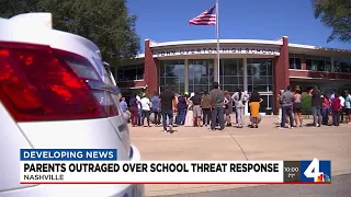 Parents outraged over school threat response