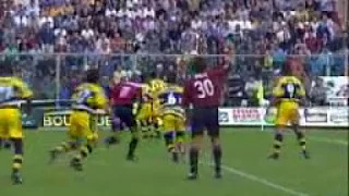 Reggina-Parma 2-2 Stagione 1999/2000, giornata n 7, Gol di Baronio a Buffon da calcio di punizione