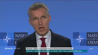 Statement von Jens Stoltenberg zu den Entwicklungen im Ukraine-Konflikt am 27.11.18